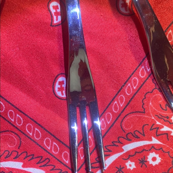 Oneida “Apex” pattern 18/10 Stainless Set/12 Forks 3 Tine NWOT - Picture 5 of 9